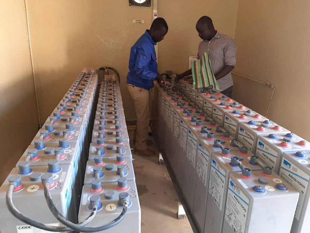 Tchad batteries regeneration center