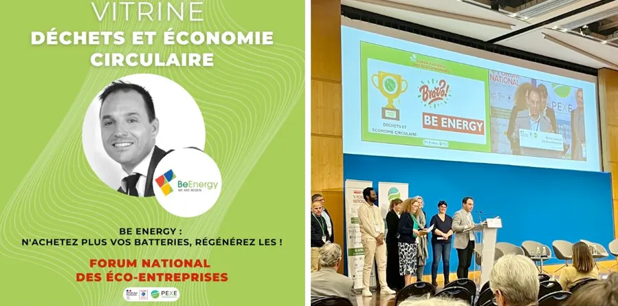 Be Energy, award winner at the Ministry of the Economy and Finance at Paris Bercy