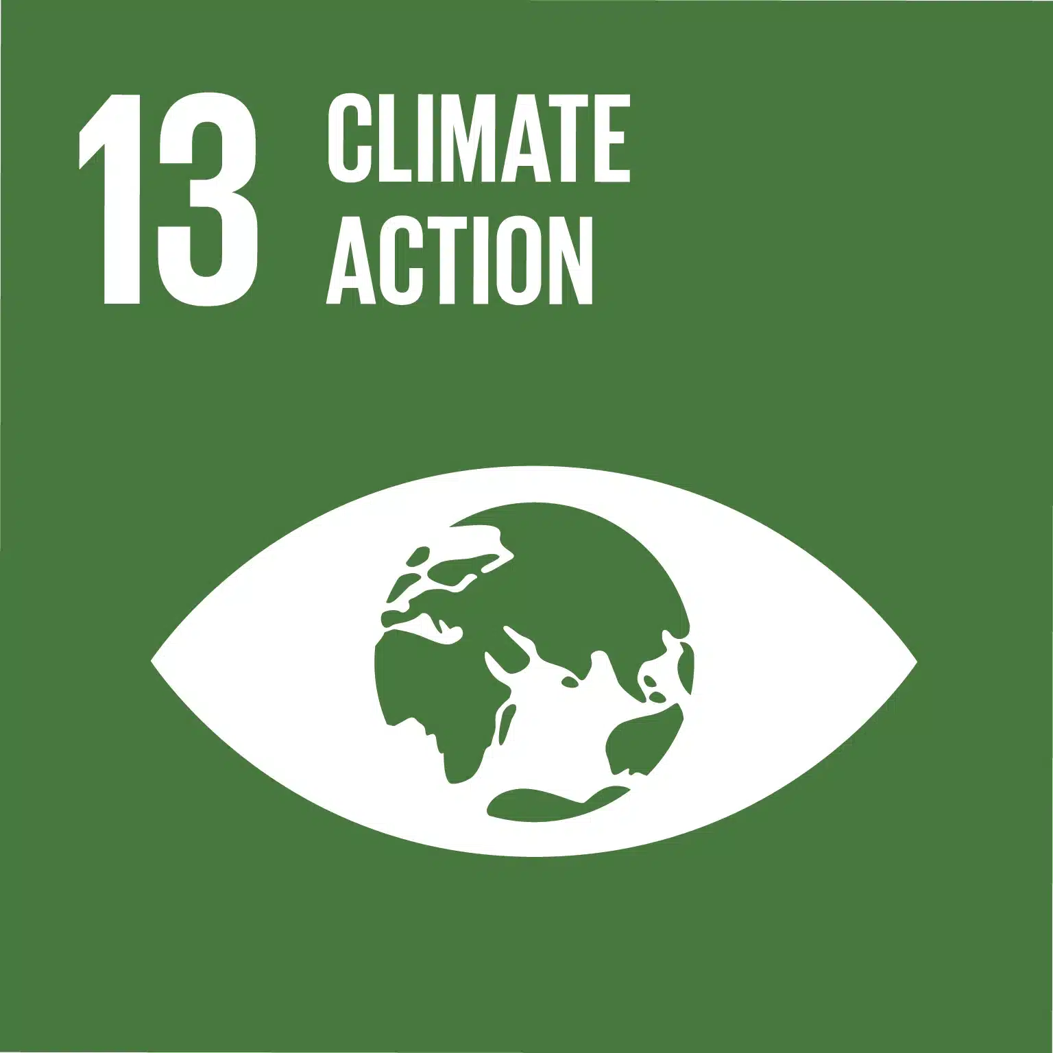 Icon of UN Sustainable Development Goal 13 – Climate Action.