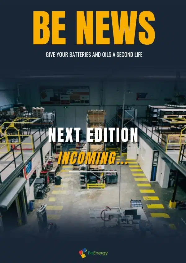 Annonce de la prochaine édition de BeNews sur la régénération des batteries : innovations, tendances et solutions durables à venir.