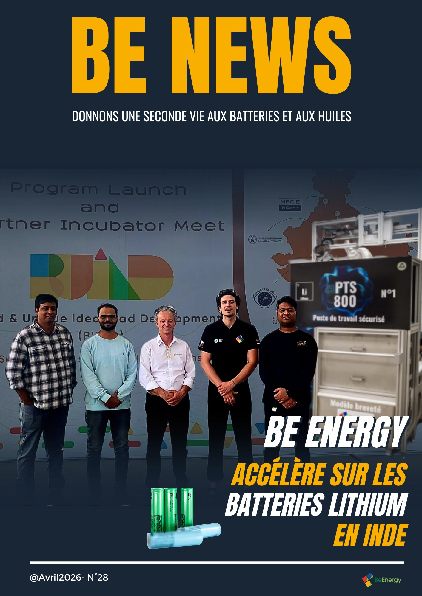 Annonce de la prochaine édition de BeNews sur la régénération des batteries : innovations, tendances et solutions durables à venir.